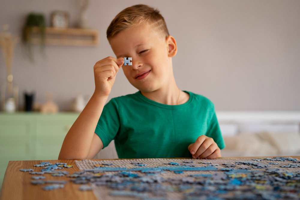 bermain puzzle
