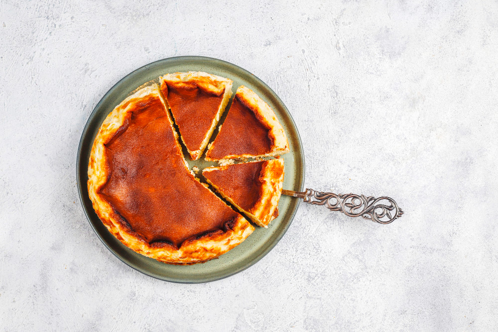 burnt cheesecake