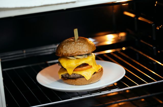 resep beef cheese burger